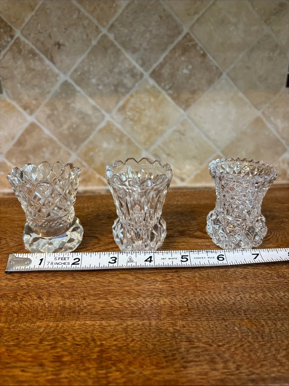 Vintage Bud Vases/Toothpick Holders Set of 3